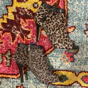 Cheetah Vince Camuto Booties
